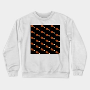 Chicken Leg - Black Crewneck Sweatshirt
